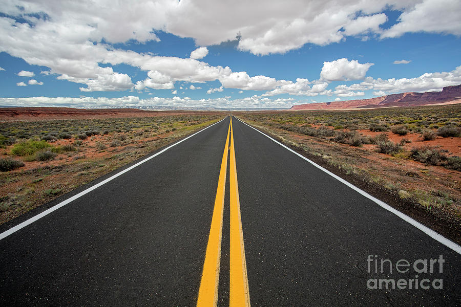Empty Highway Photograph by Martin Konopacki
