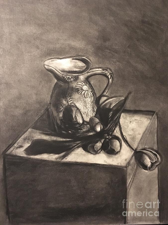 Empty vase Mixed Media by Hannah Johnson
