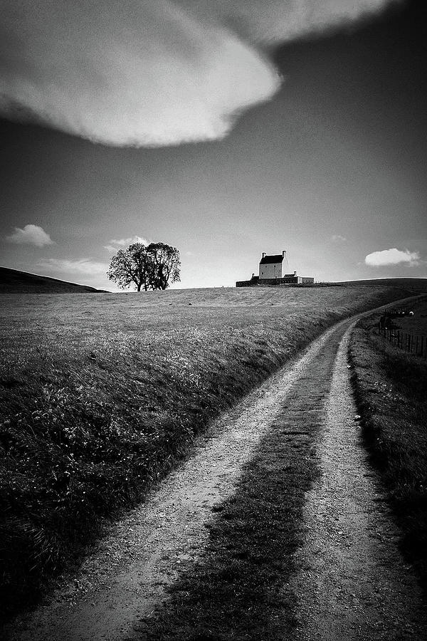 Nature Photograph - Path to Corgarff Castle by Dave Bowman