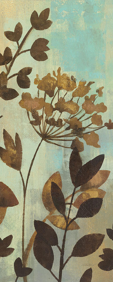 Flower Painting - Enchanted Garden II Crop by Silvia Vassileva