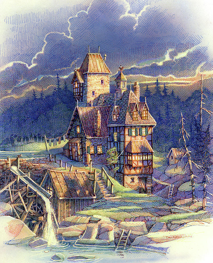 Enchanted Mill Drawing