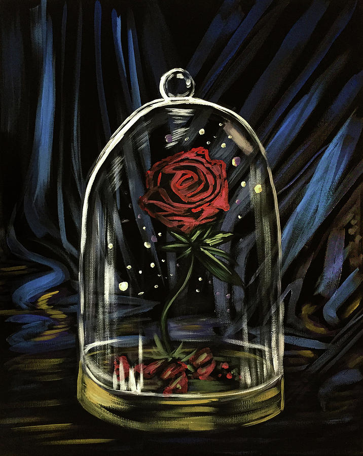 Rose Painting - Enchanted Rose by Adam Santana