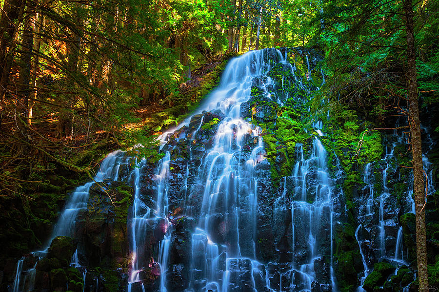 Enchanting Ramona Falls Photograph by Dee Browning