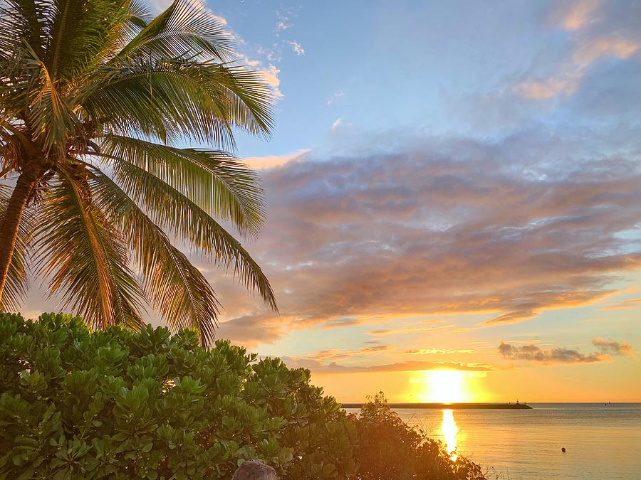 Beach Photograph - End of Day in Paradise by Jan Hicks Beach Photograph - End of Day in Paradise by Jan Hicks