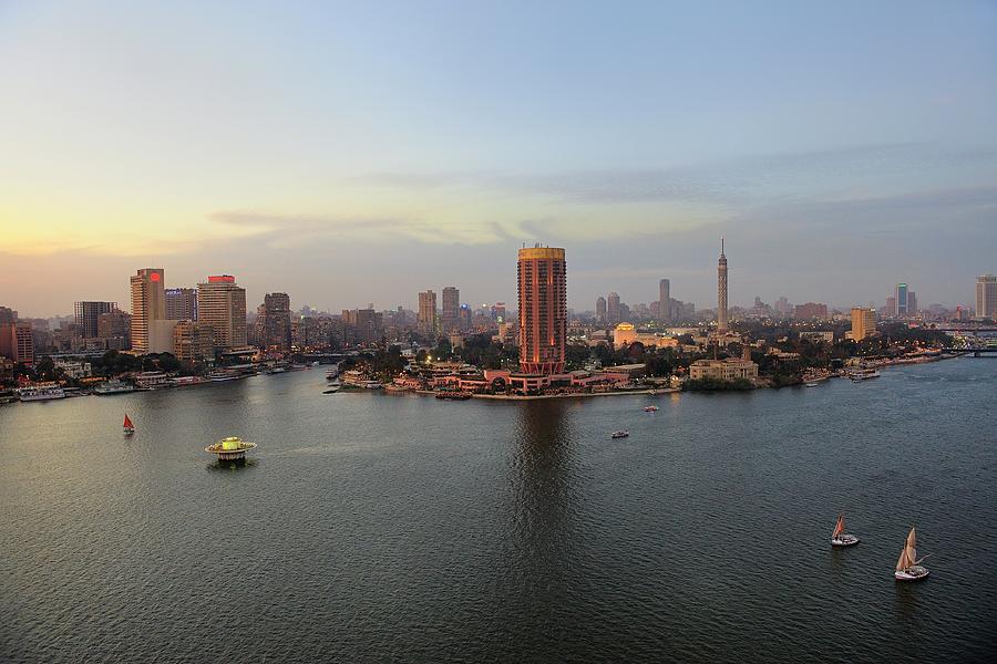 End Of Nile ... Cairo Photograph by By Alan Tsai