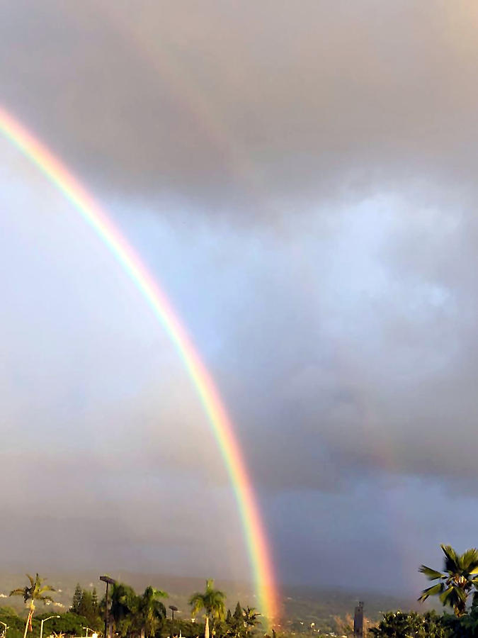 End of the Rainbow Photograph by Karen Nicholson