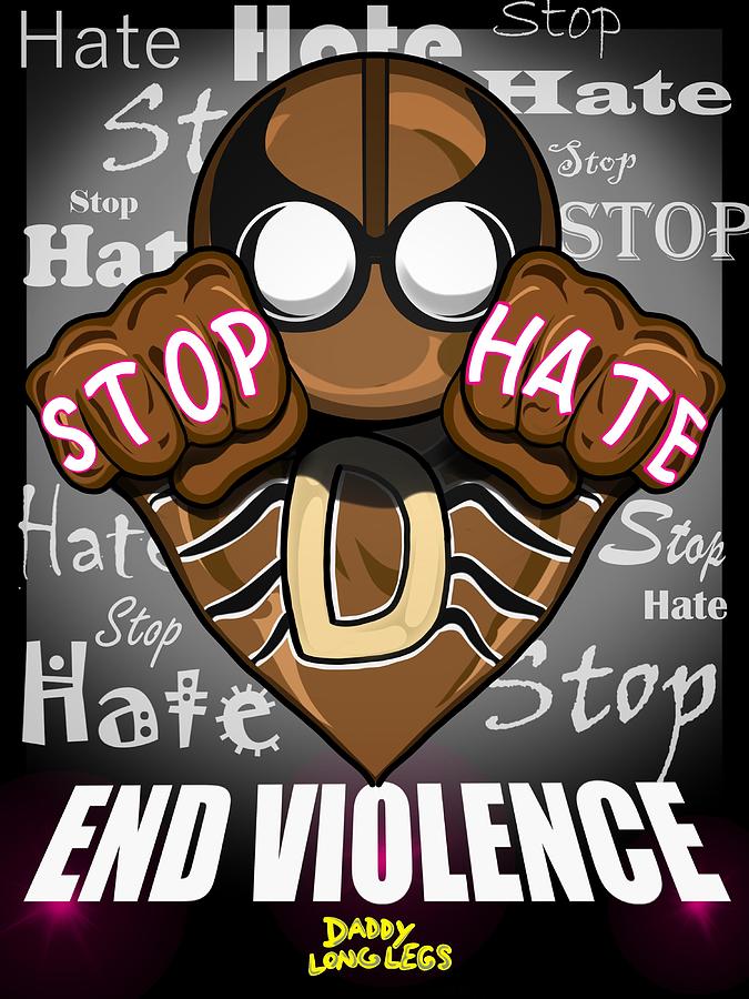 End VIOLENCE Digital Art by Demitrius Motion Bullock