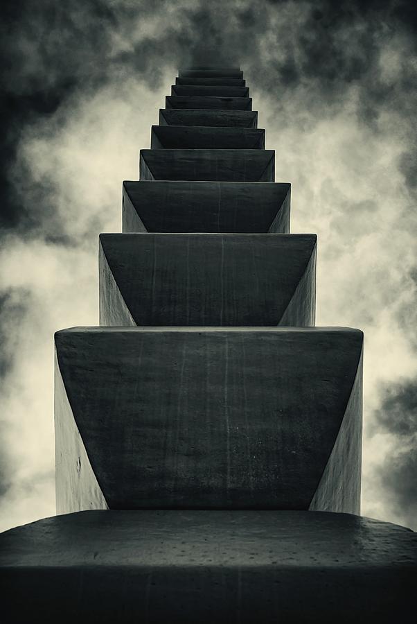 Architecture Photograph - Endless Column by Costin Mugurel