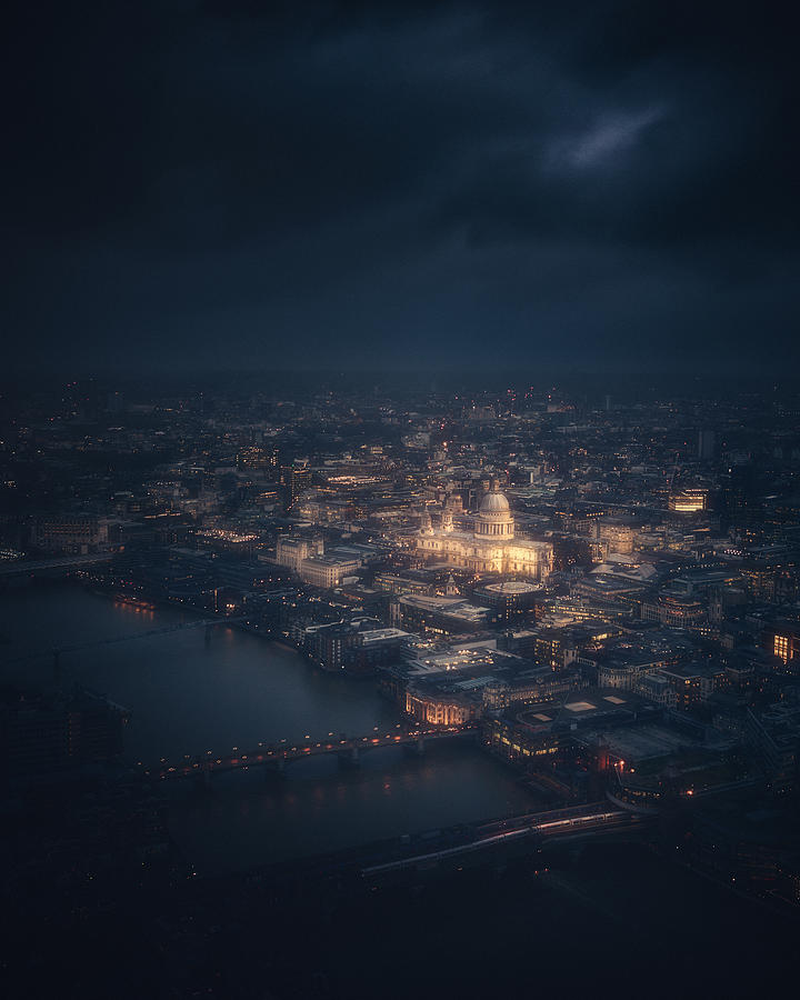 London Photograph - Endless Night by David George