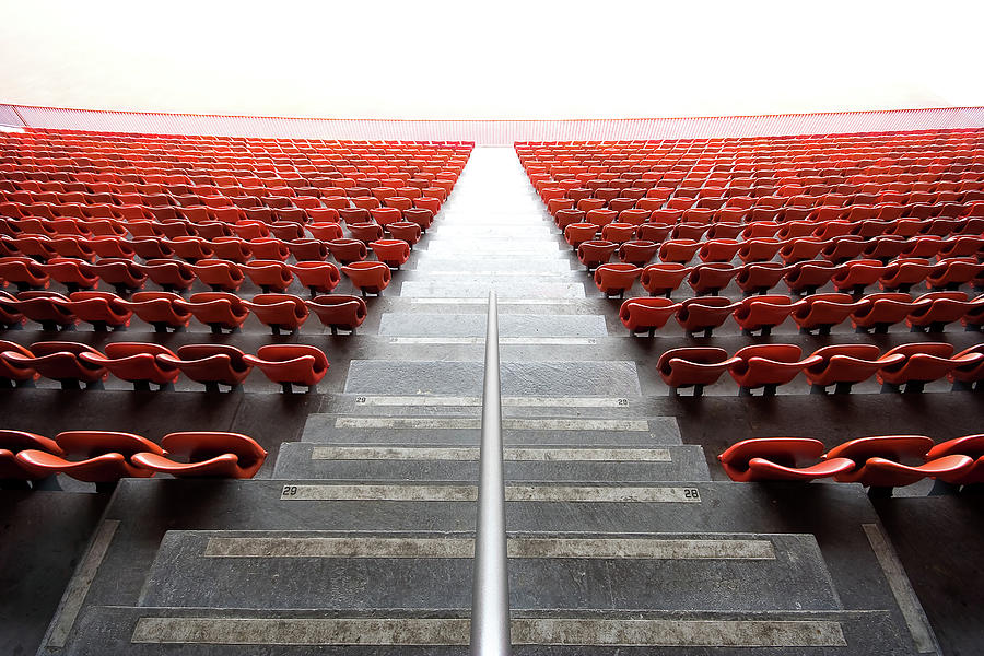Endless Red Chairs Photograph by Martin Strattner