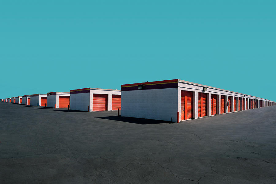 Endless Rows Of Storage Units Photograph by Ed Freeman