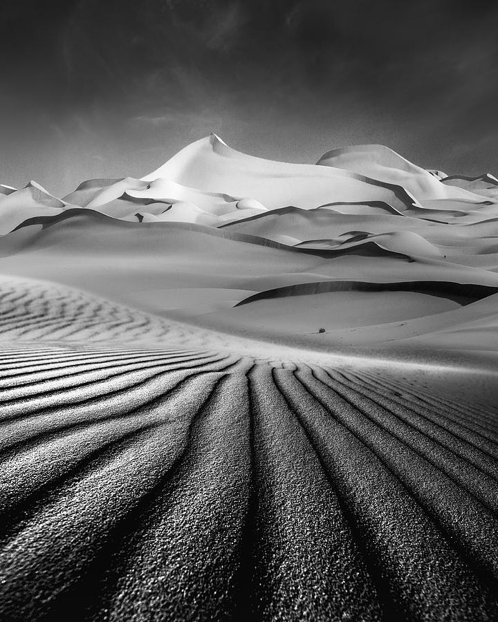 Winter Photograph - Endless Sands\ Sea by Anas Alsubhi