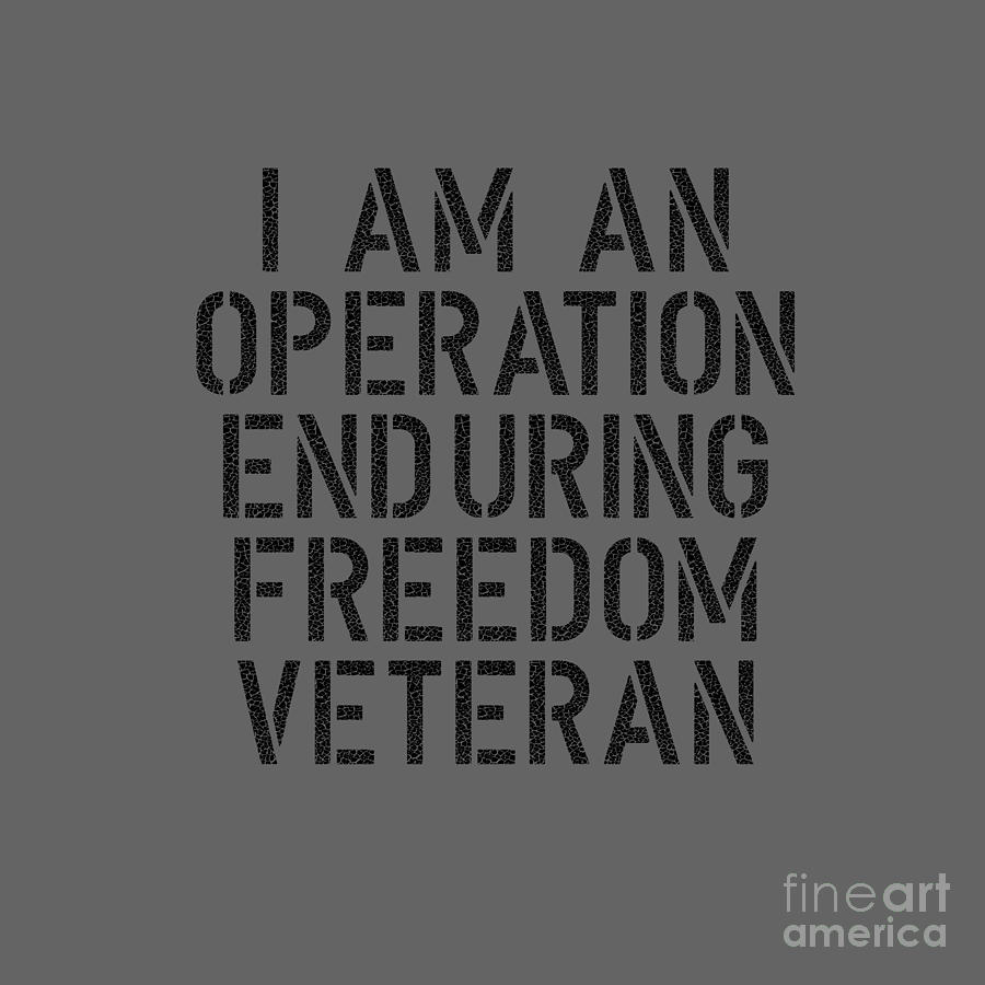Oef Photograph - Enduring Freedom Veteran by L Machiavelli
