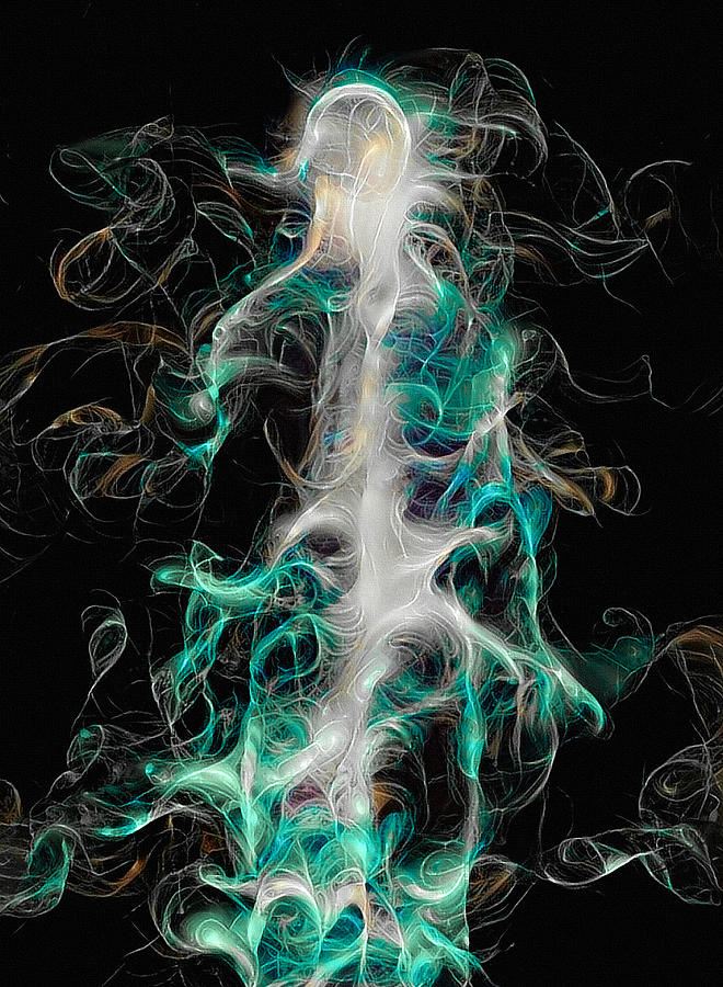 Abstract Digital Art - Energy of Soul by Bruce Rolff