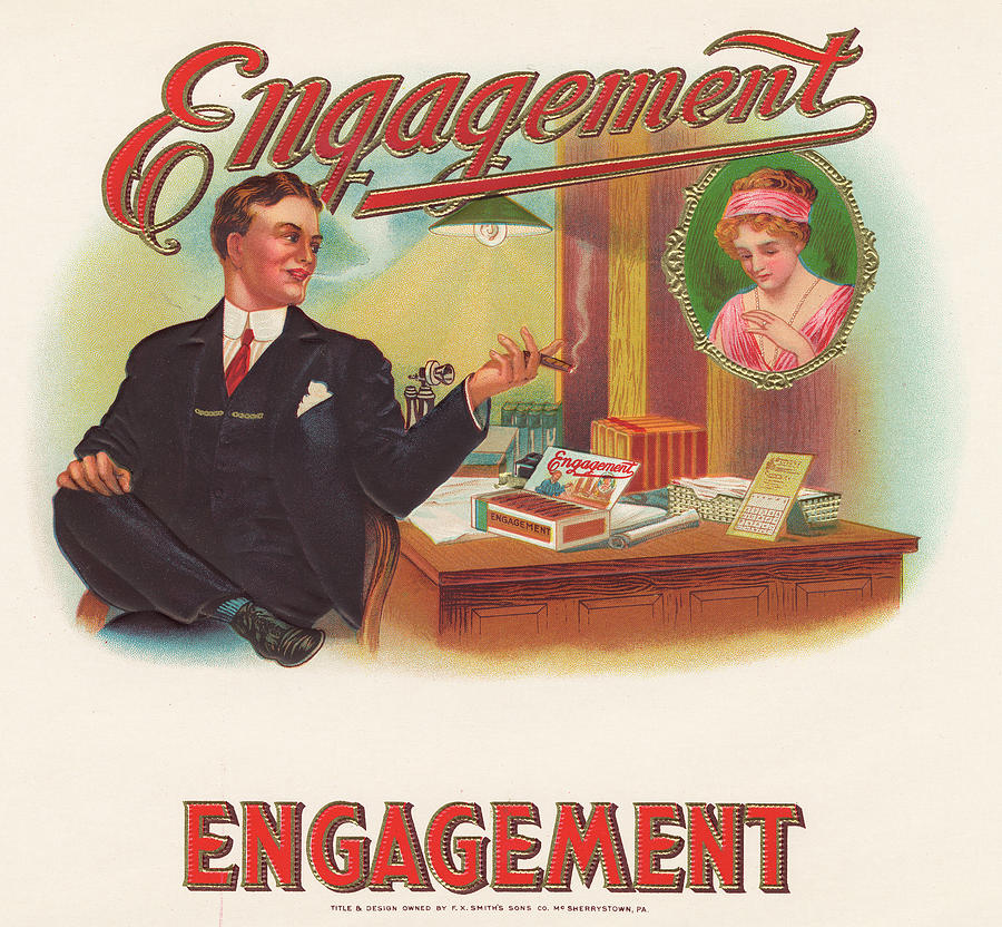 Engagement Painting by Art Of The Cigar