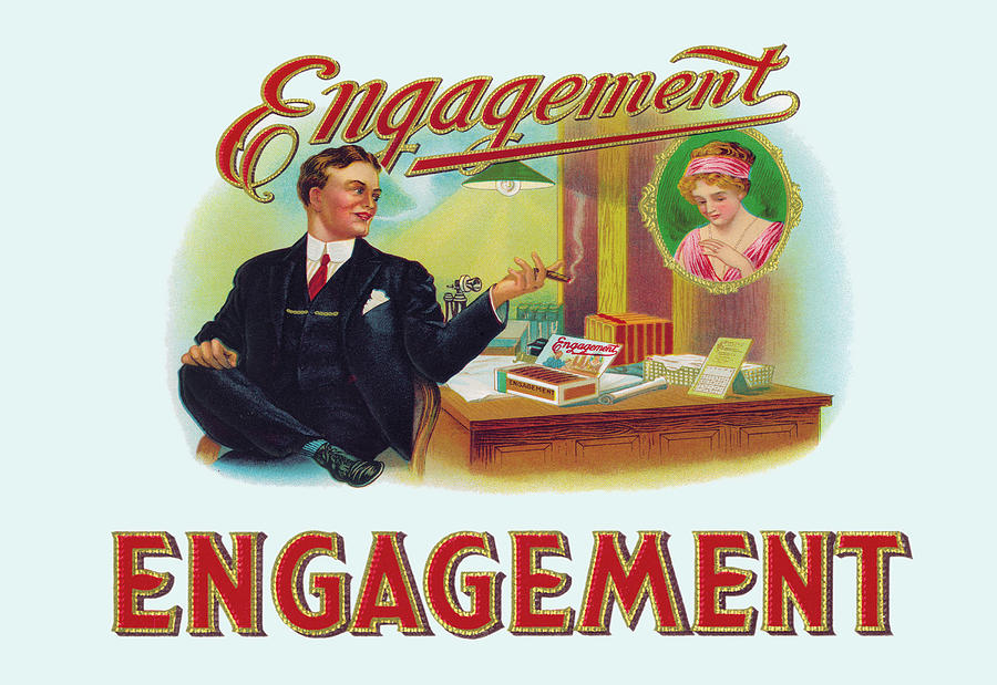 Engagement Cigars Painting by Unknown