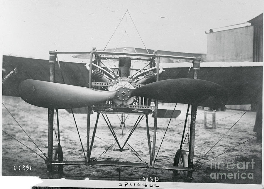 Engine And Propellor Of Bleriots Plane Photograph by Bettmann