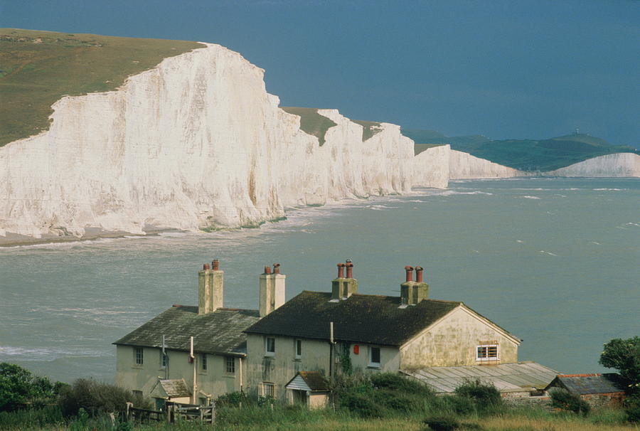 England, East Sussex, Seven Sisters Photograph by Kevin Schafer