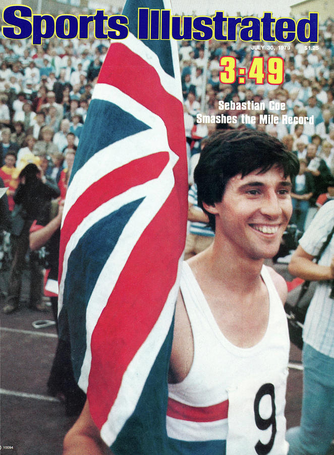 England Sebastian Coe, 1979 Iaaf Dubai Golden Mile Sports Illustrated Cover Photograph by Sports Illustrated