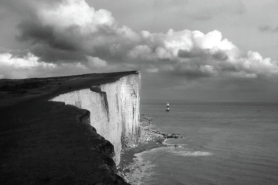 English Channel Lighthouse Photograph by Jerry Griffin