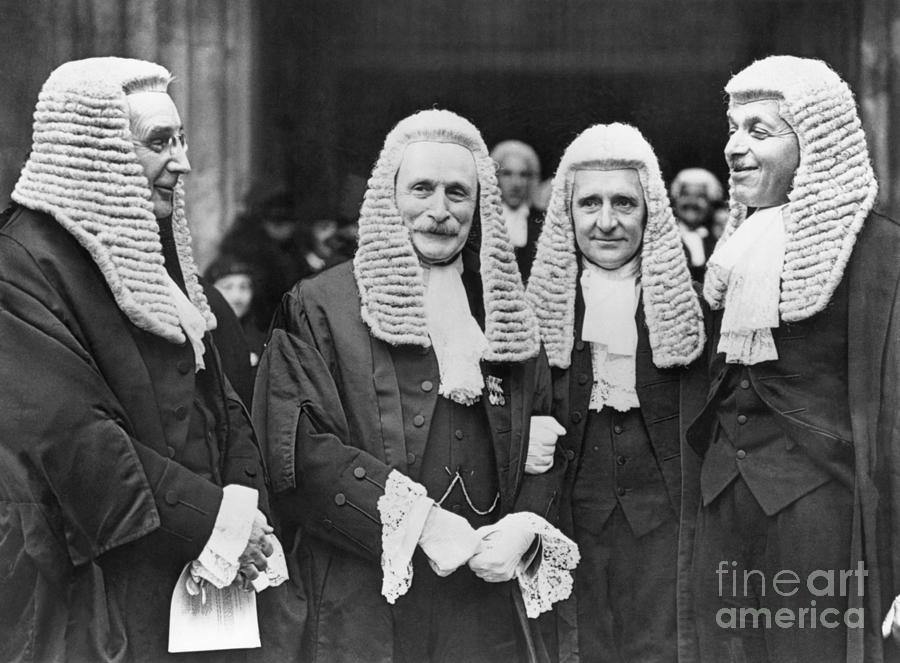 English Judges In Wigs Photograph by Bettmann