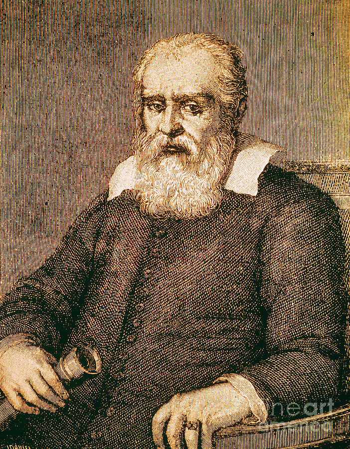 Engraving Of Galileo Galilei Photograph by Dr Jeremy Burgess/science Photo Library