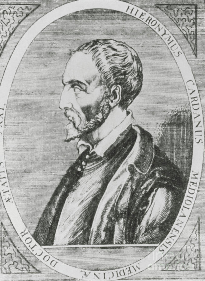 Engraving Of Girolamo Cardano Photograph by Science Photo Library