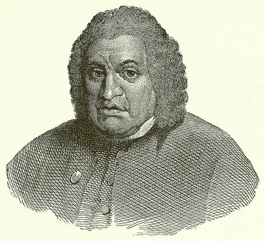 Engraving Of Samuel Johnson Drawing by English School
