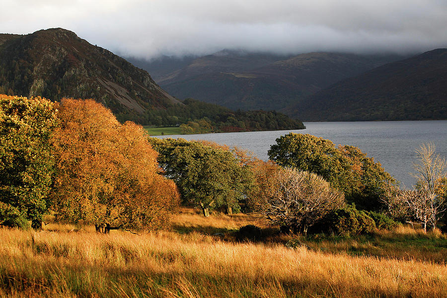 Ennerdale With Ennerdale Lake With Low Cloud In Autumn Photograph by ...