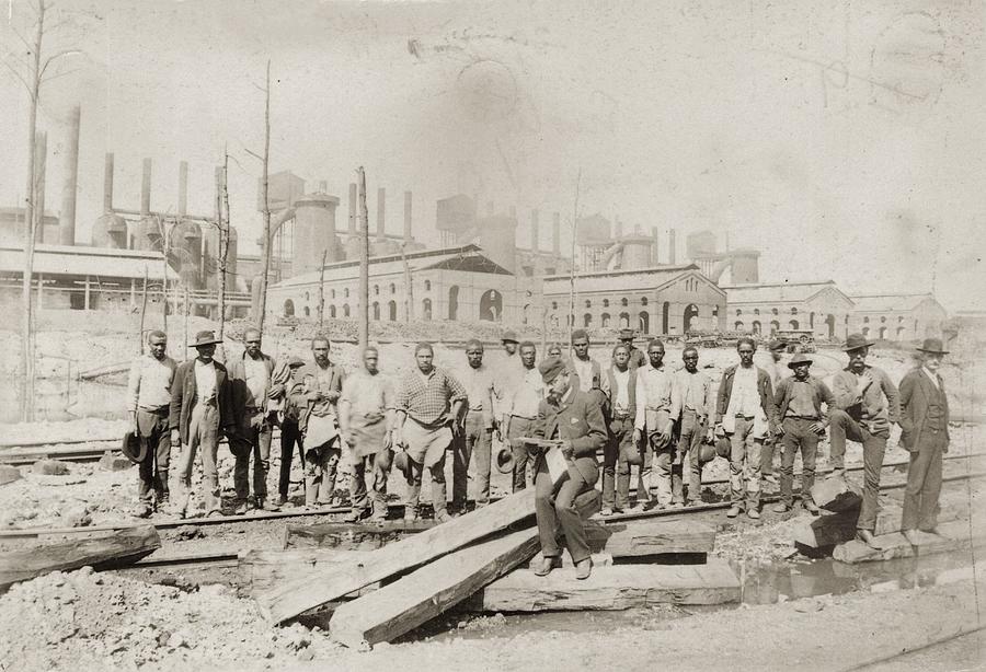 Ensley Workmen Photograph by Hulton Archive