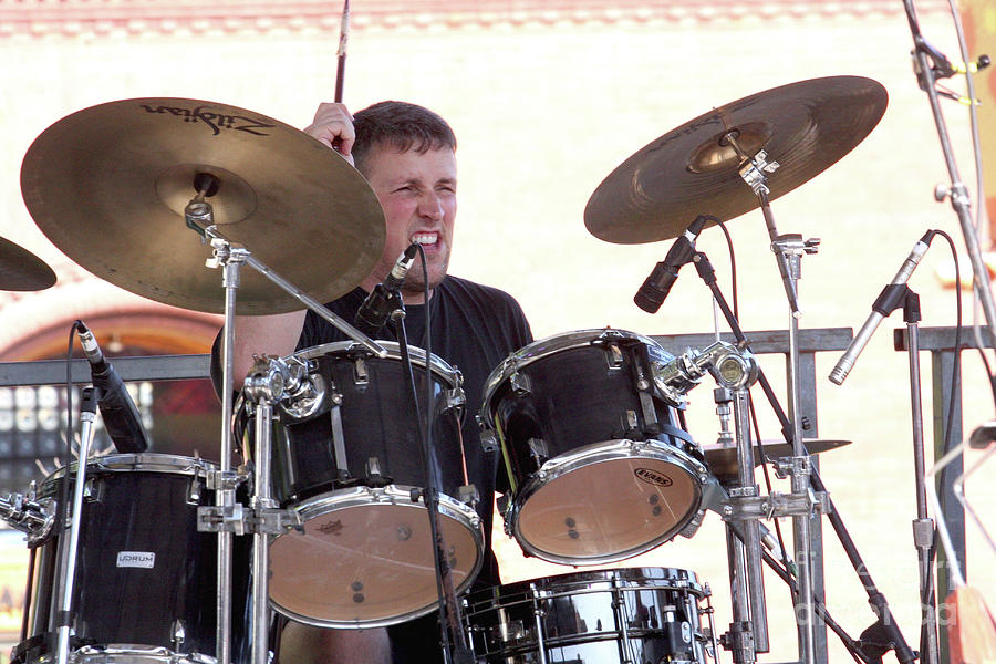 Enter The Haggis Drummer James Campbell Photograph by Concert Photos ...