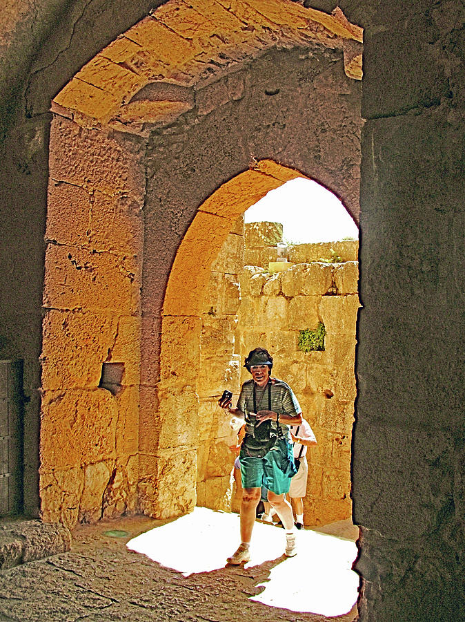 Jordan Photograph - Entering Ajlun Castle, Jordan by Ruth Hager