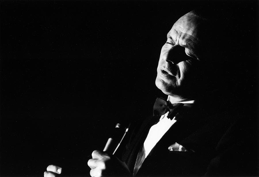 Entertainer Frank Sinatra Singing Photograph by John Dominis Entertainer Frank Sinatra Singing Photograph by John Dominis