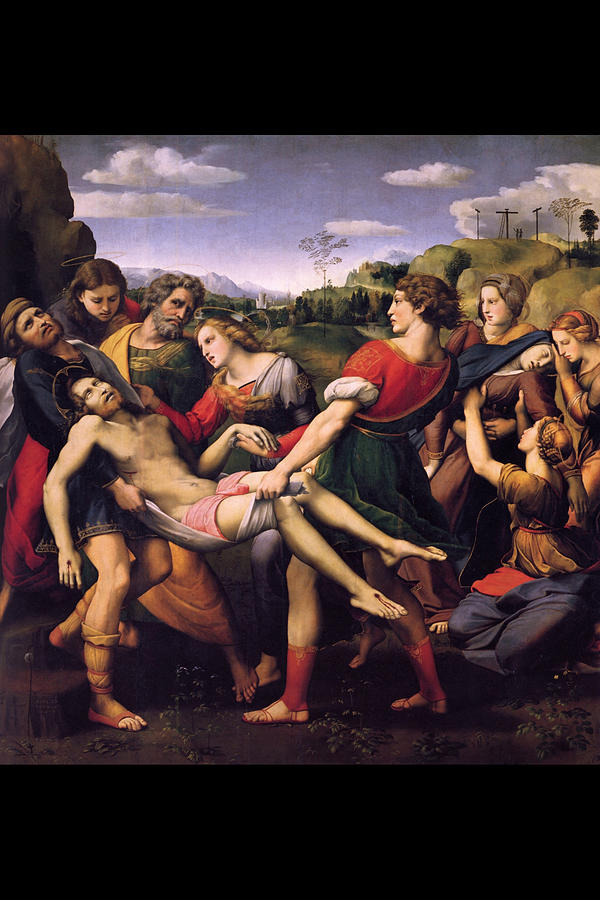 Entombment of Christ Painting by Raffaello Sanzio da Urbino