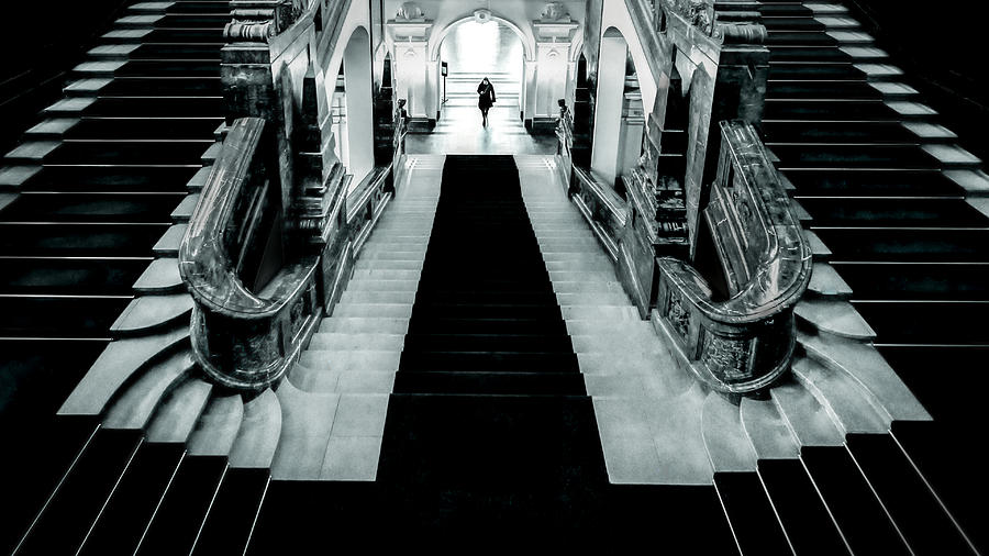 Architecture Photograph - Entrance Hallway by Martin Steeb