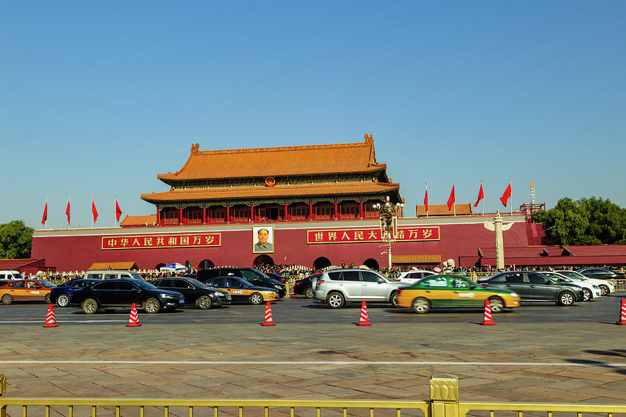 Entrance to Forbidden City, China Photograph by Aashish Vaidya