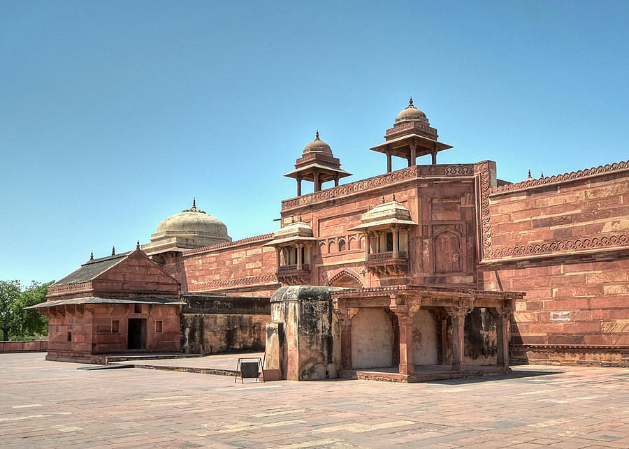 Entrance To Queens Palace, Fatehpur Photograph by Mukul Banerjee Photography