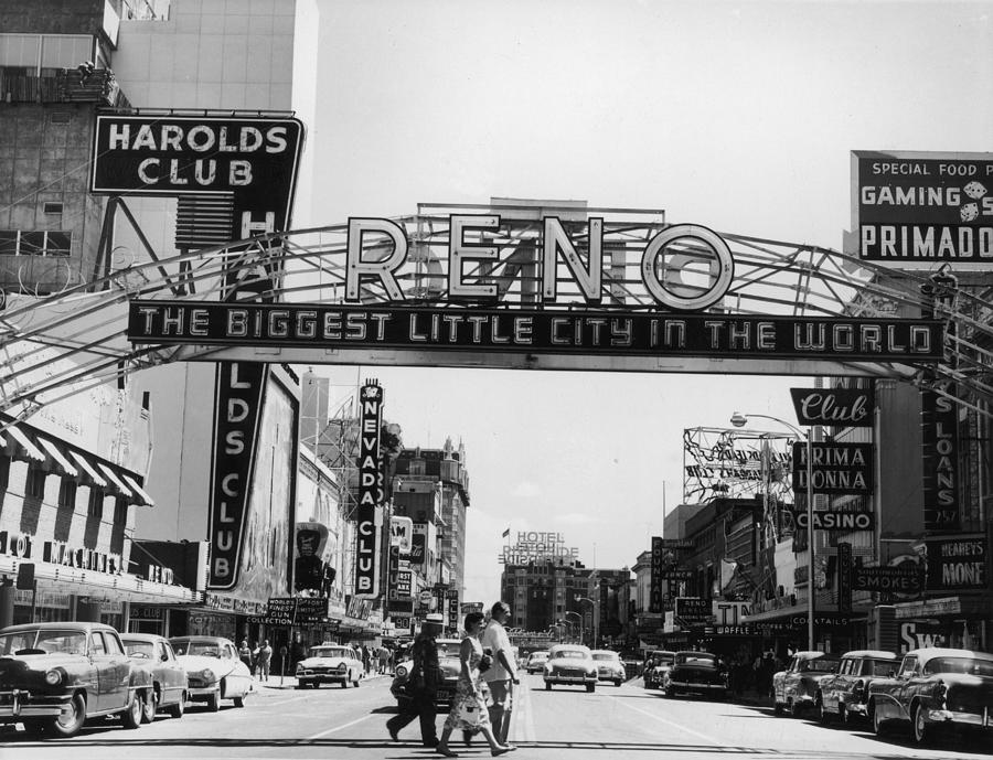 Entrance To Reno Photograph by American Stock Archive