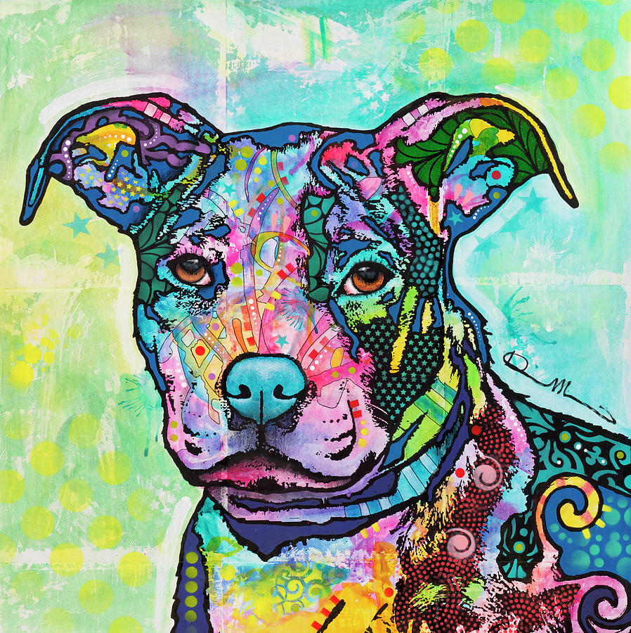 Dog Mixed Media - Entrancing by Dean Russo- Exclusive