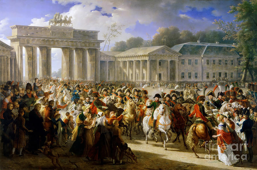 Entry Of Napoleon Into Berlin, 27 Drawing by Heritage Images