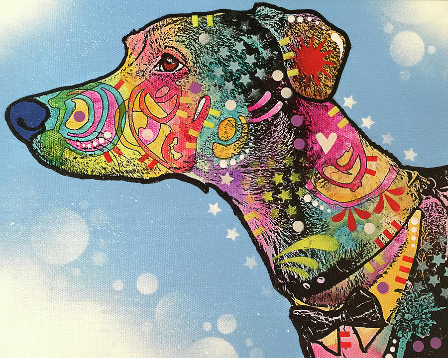 Animal Mixed Media - Enzo by Dean Russo