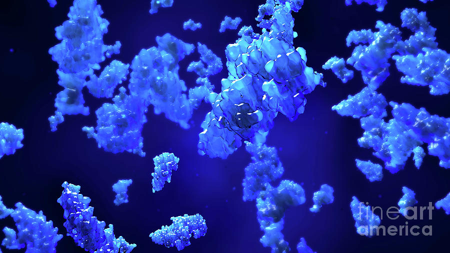 Enzymes Photograph by Design Cells/science Photo Library