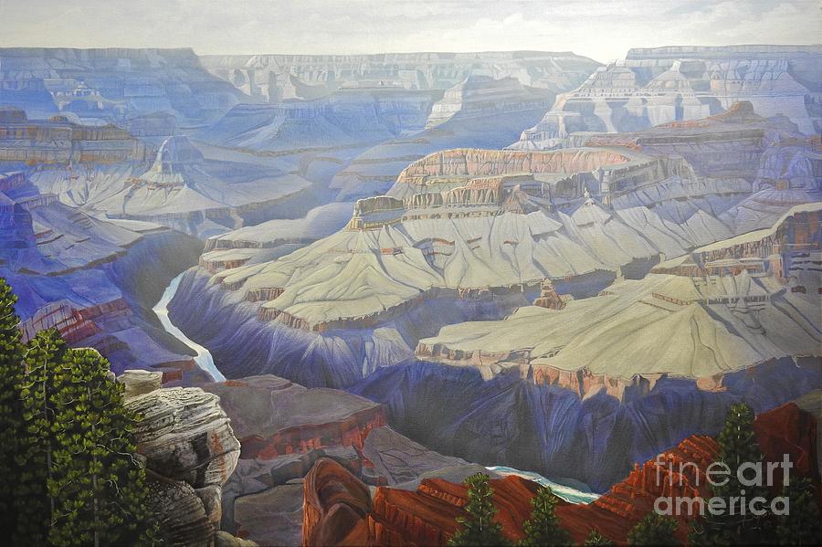 Arizona Painting - Eons Of Sculpting by Jerry Bokowski Arizona Painting - Eons Of Sculpting by Jerry Bokowski