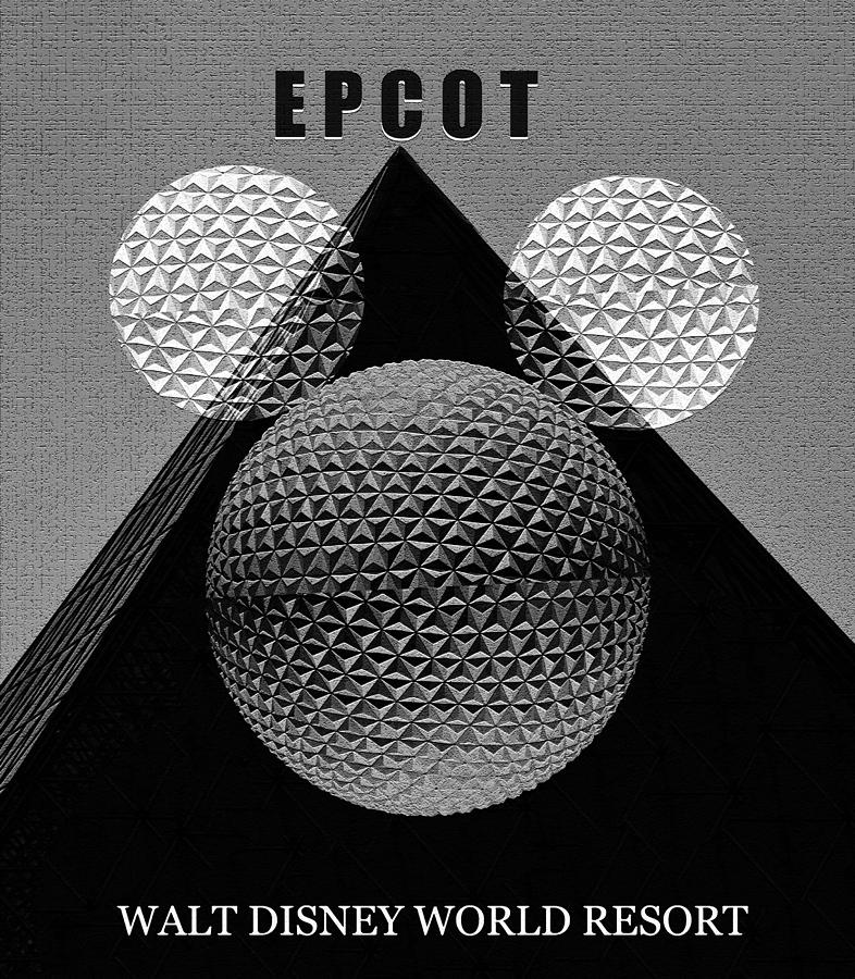 EPCOT fine art work number one Mixed Media by David Lee Thompson