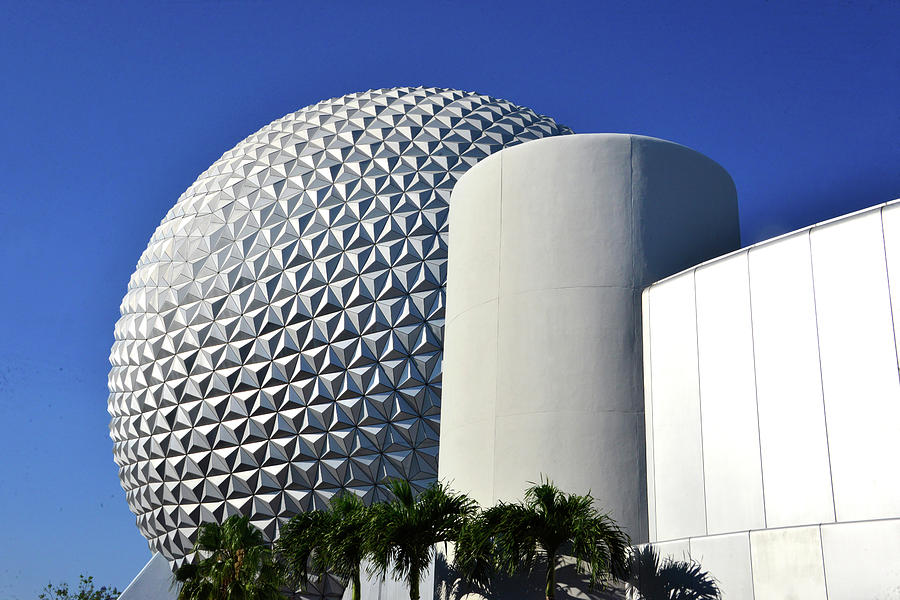 Epcot modern architecture Photograph by David Lee Thompson