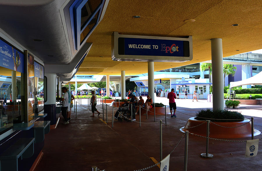 Epcot ticketing area 2019 Photograph by David Lee Thompson