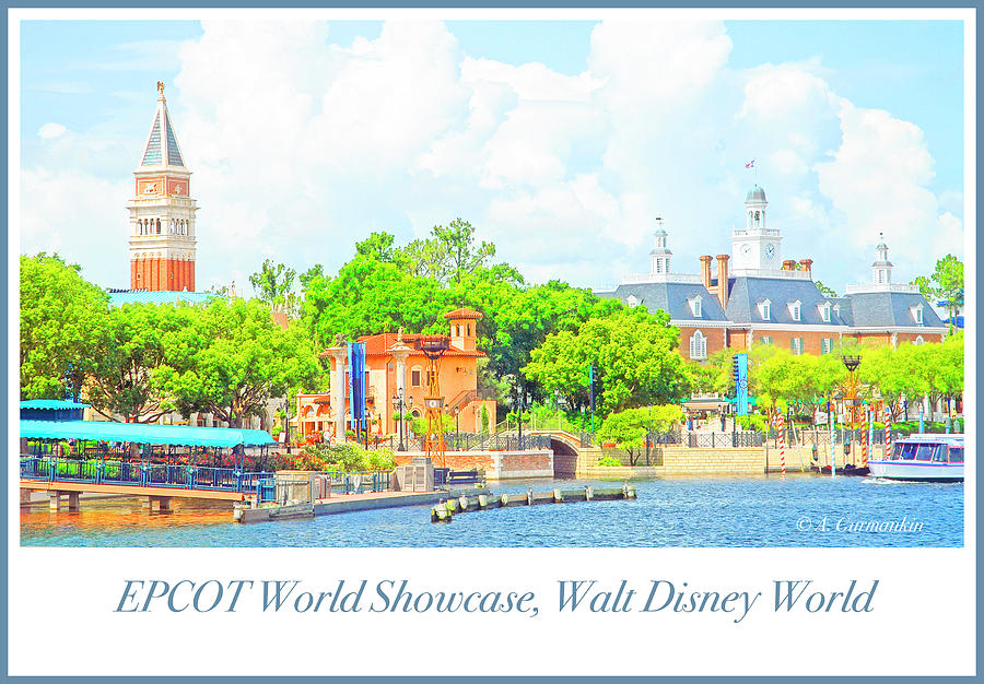 EPCOT World Showcase, Walt Disney World Photograph by A Macarthur Gurmankin
