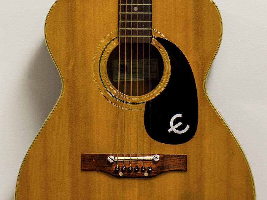Epiphone Acoustic Guitar Photograph by Bill Cannon