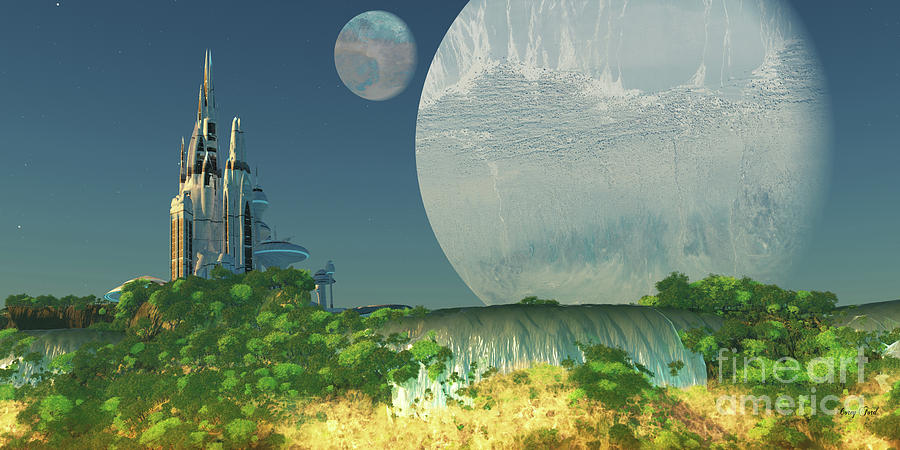 Epsilon Eridani Planet Digital Art by Corey Ford