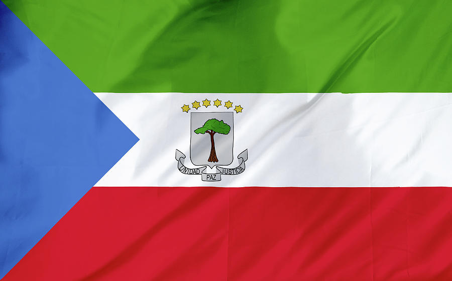 Equatorial Guinea Flag Digital Art by Hasan Ahmed - Fine Art America